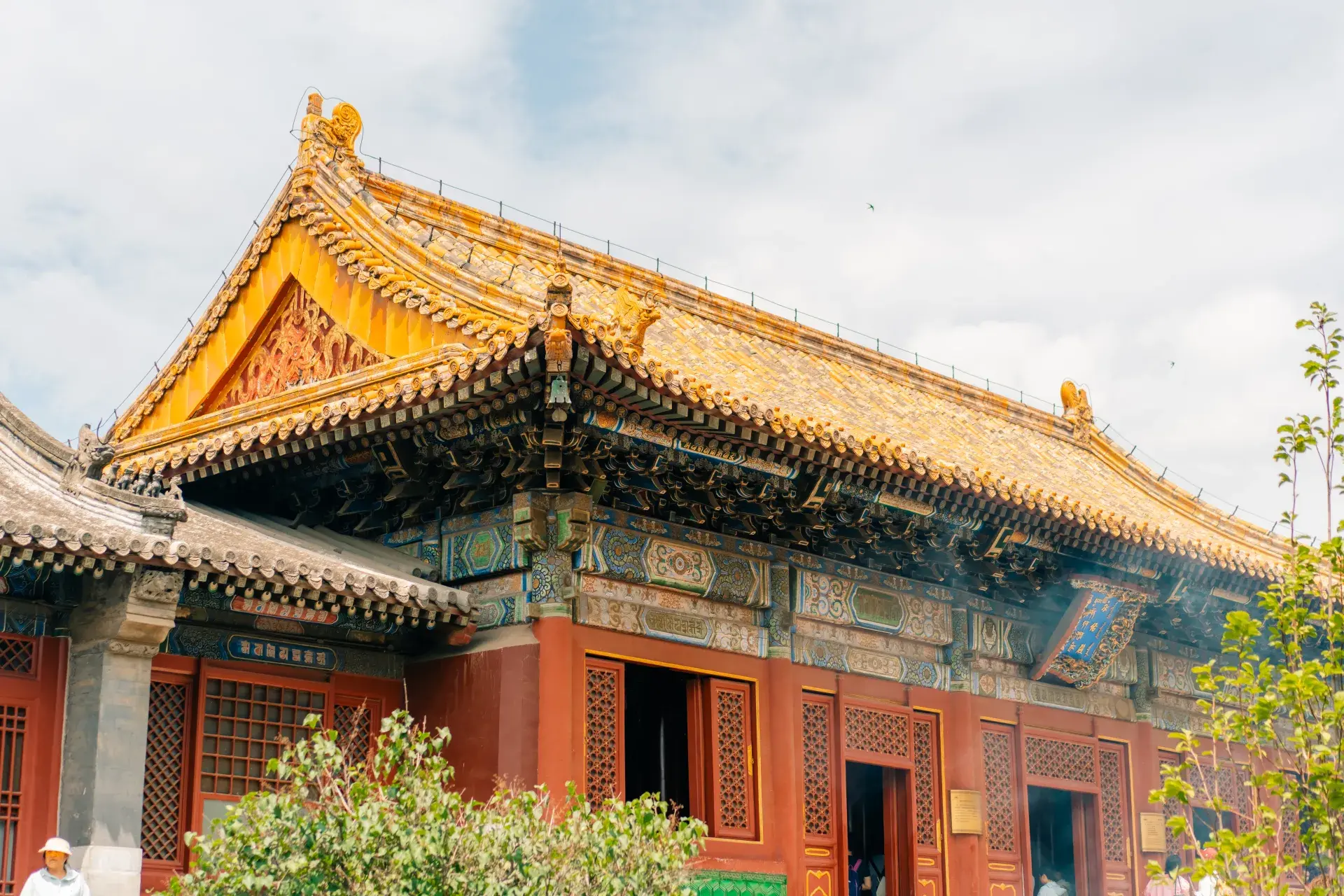 Beijing China 5 May 2025 Yonghe Gong Buddhist Lama Temple Beijing China