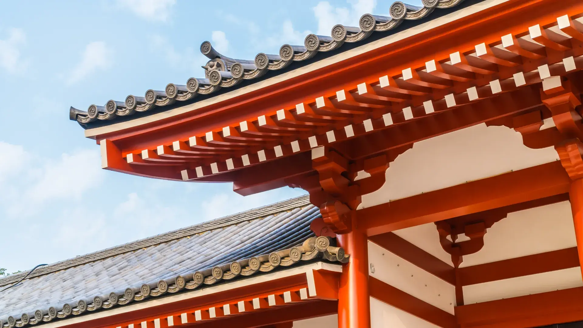 Beautiful Architecture Building Sensoji Temple Is Famous Place Visit Asakusa Area Cropped