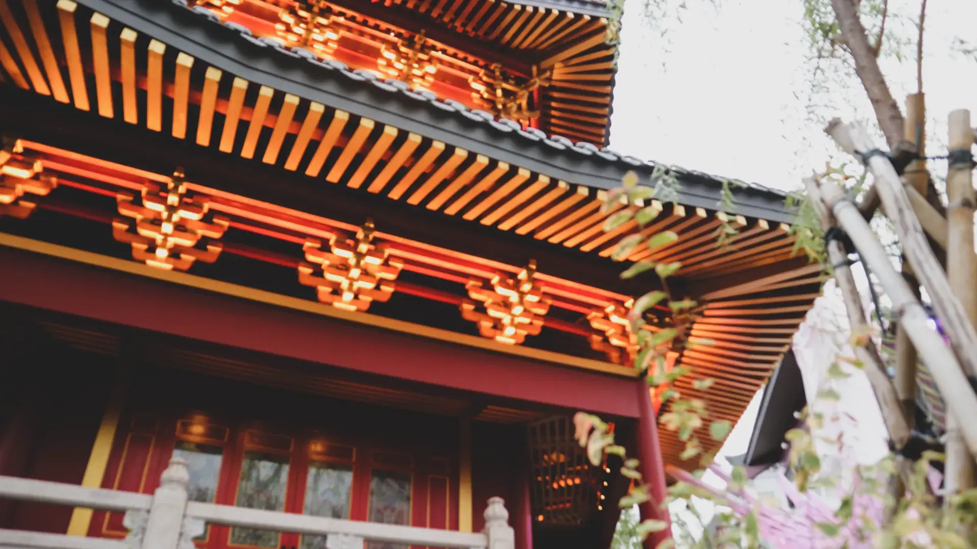Pagoda Is Middle Chinatown Pik Pantjoran Pantai Indah Kapuk Cropped